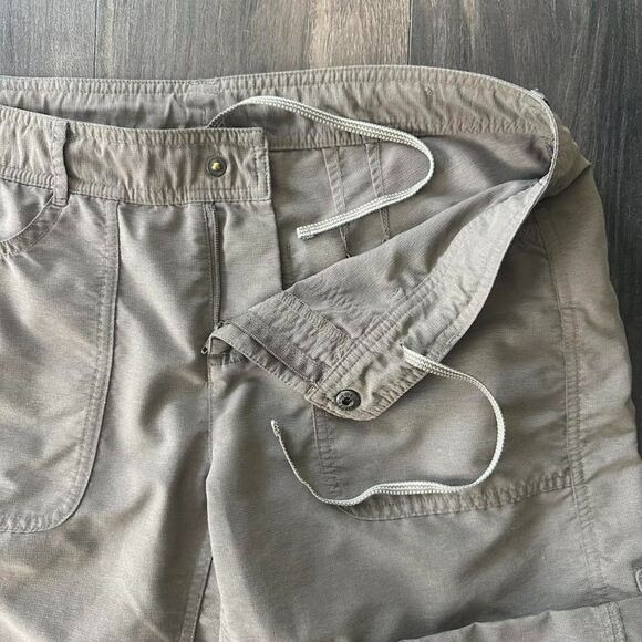 The North Face Horizon II Gray Convertible Shorts Roll Up Hiking Women's Size 8 - Picture 9 of 14